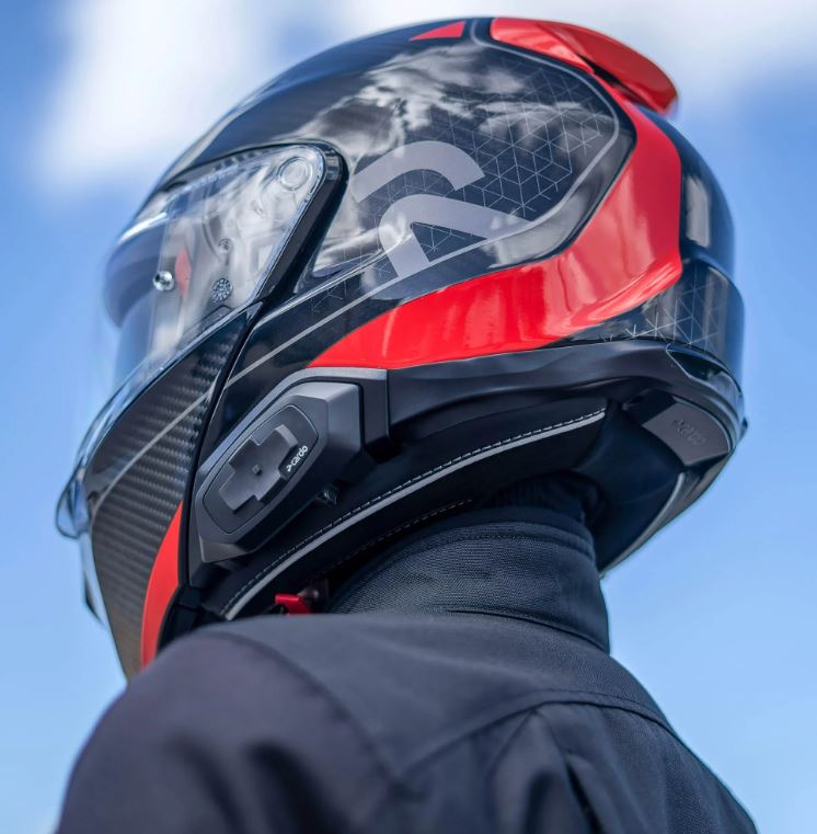 HJC PACKTALK – Premium Motorcycle Intercom System with JBL Audio Single Unit