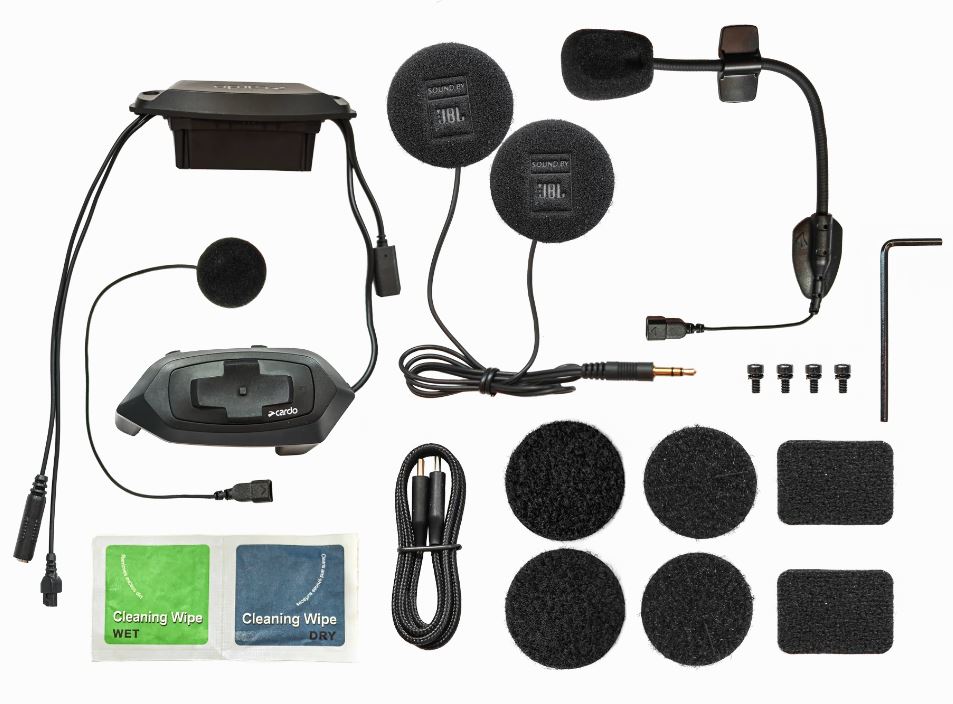 HJC PACKTALK – Premium Motorcycle Intercom System with JBL Audio Single Unit