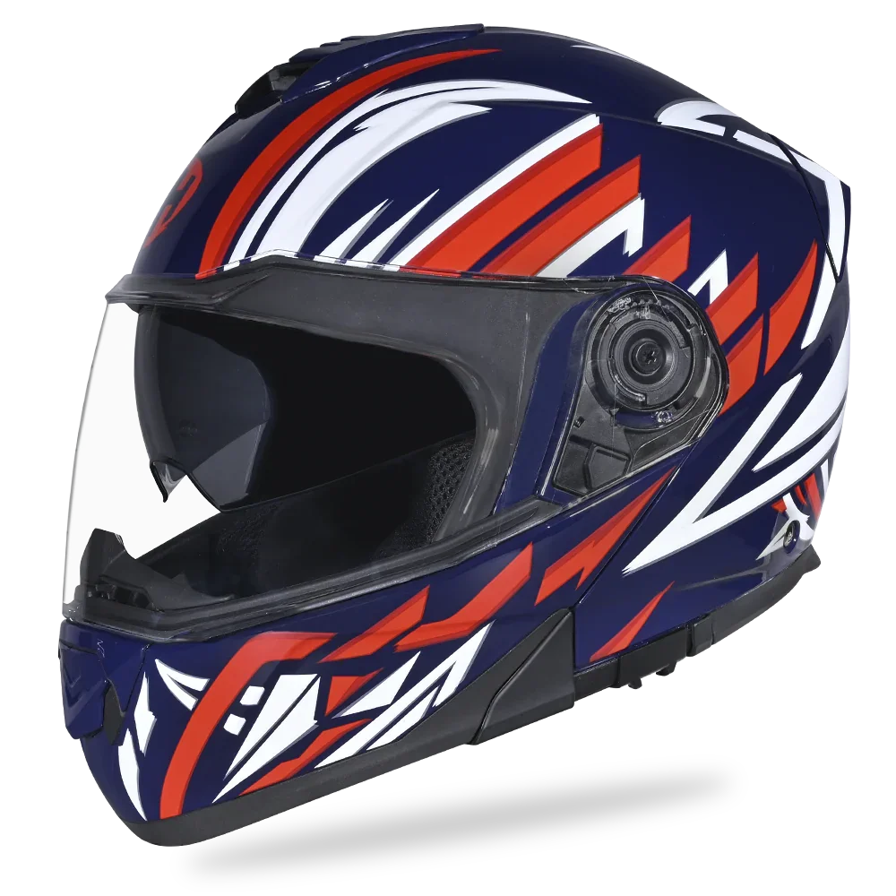 Daytona Helmets Daytona Glide Modular Motorcycle Helmet - DOT Approved, Bluetooth Ready, Dual Visor, Men/Women/Youth - W/ Liberty