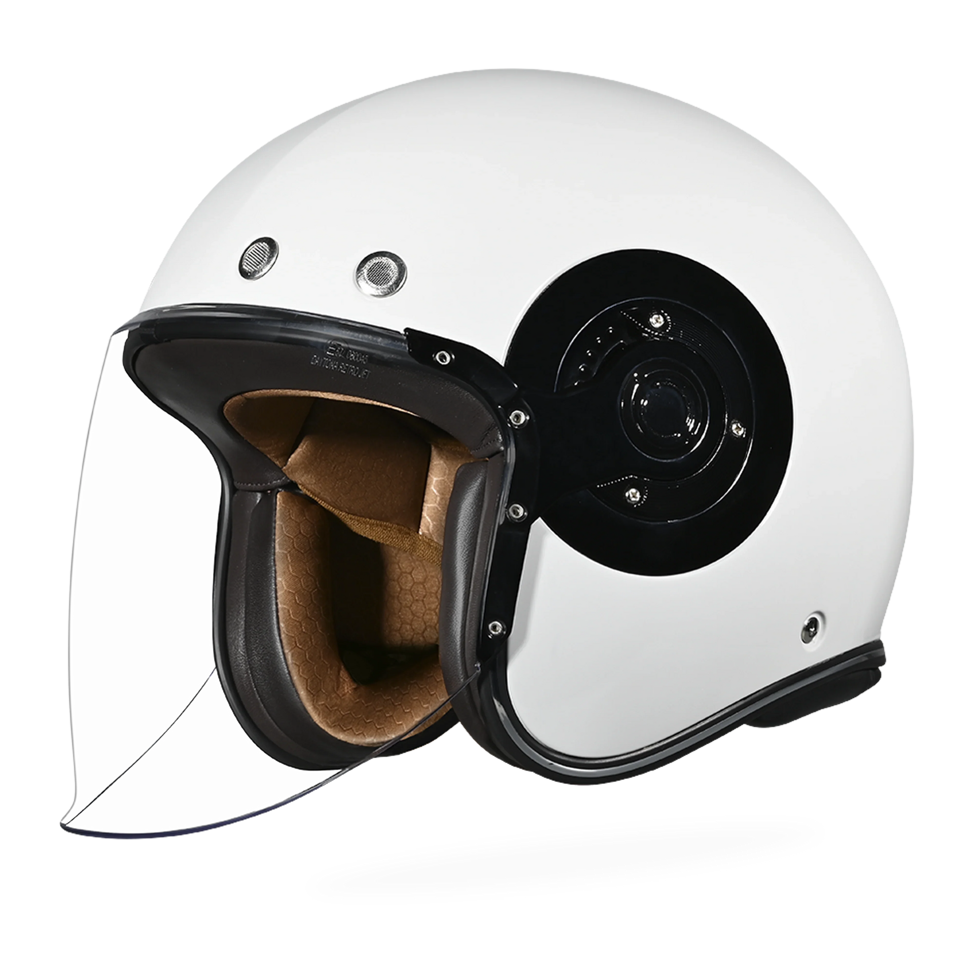 Daytona Helmets D.O.T. & ECE Daytona Retro Jet- Hi-Gloss White