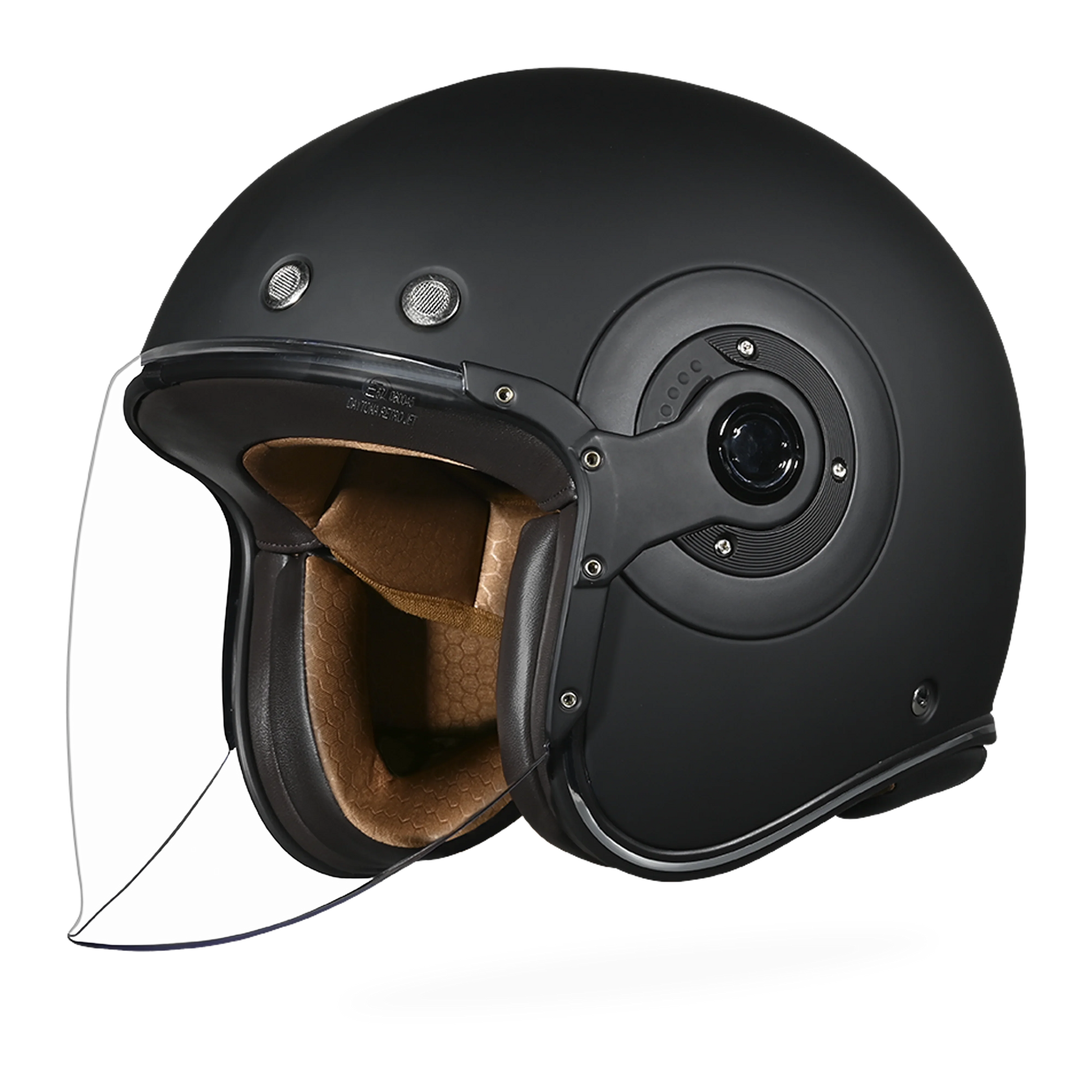 Daytona Helmets D.O.T. & ECE Daytona Retro Jet- Dull Black