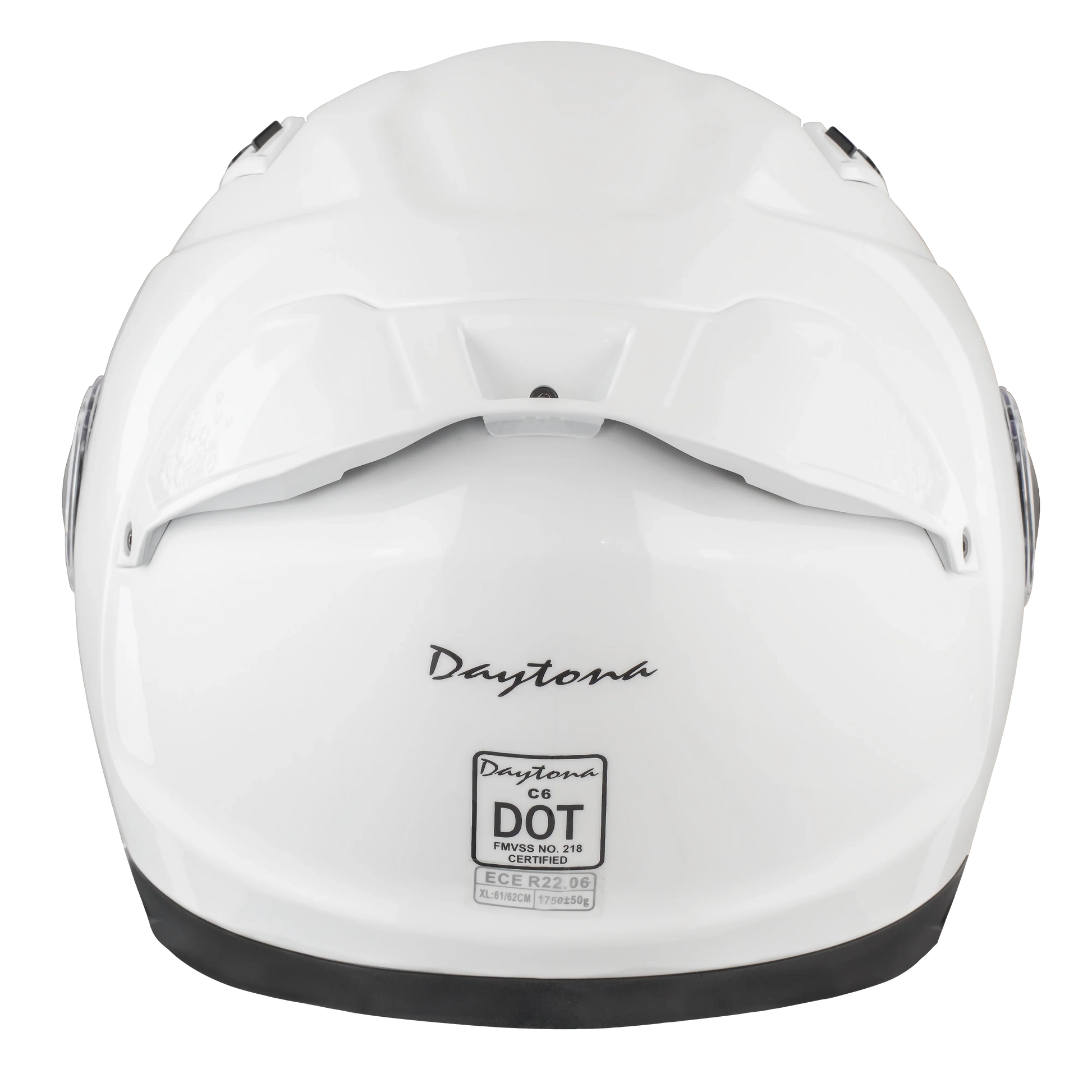 Daytona Helmets D.O.T. & ECE Daytona C6- Hi-Gloss White