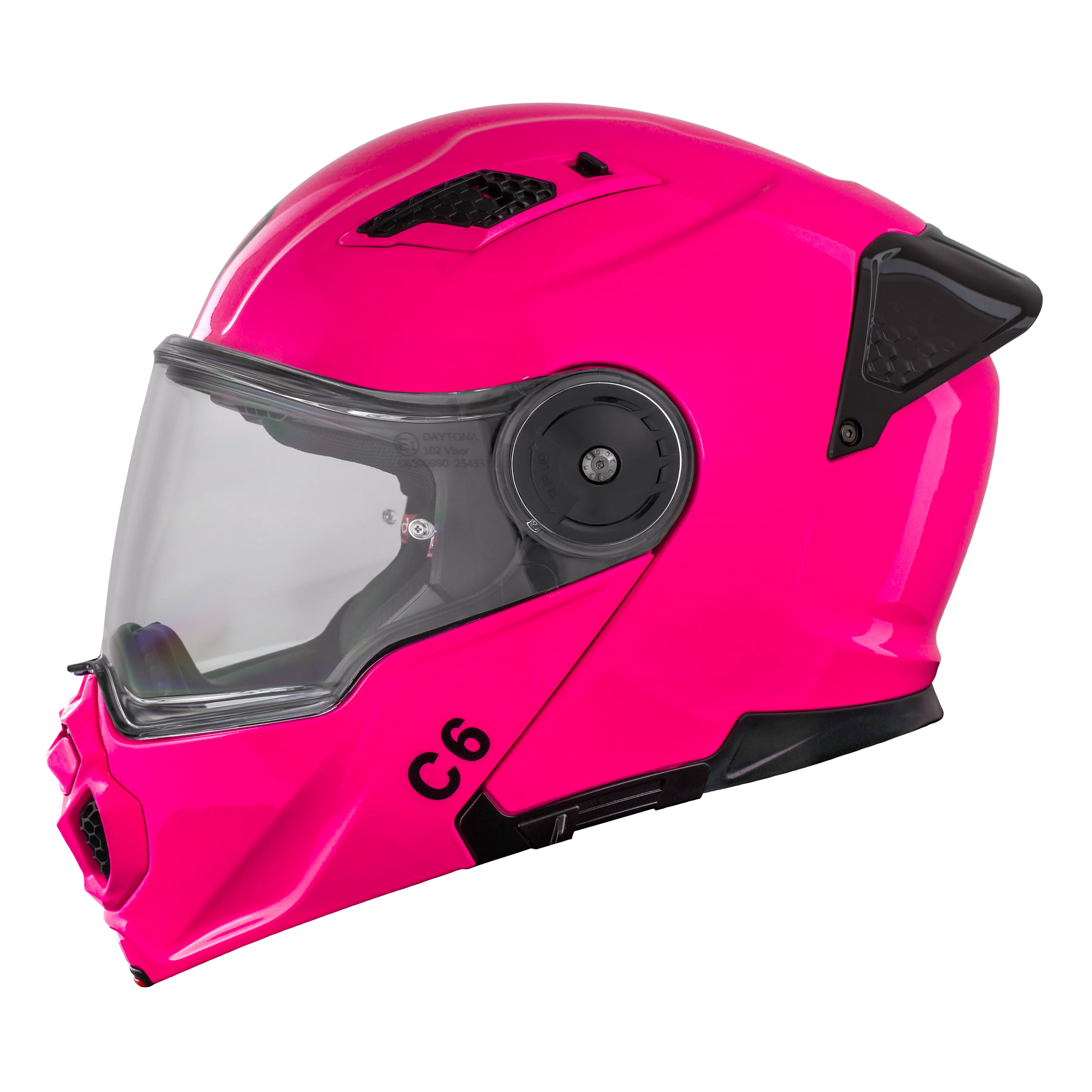 Daytona Helmets D.O.T. & ECE Daytona C6- Hi-Gloss Pink