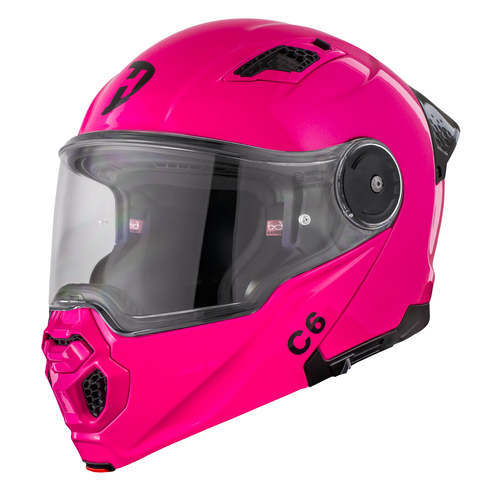 Daytona Helmets D.O.T. & ECE Daytona C6- Hi-Gloss Pink