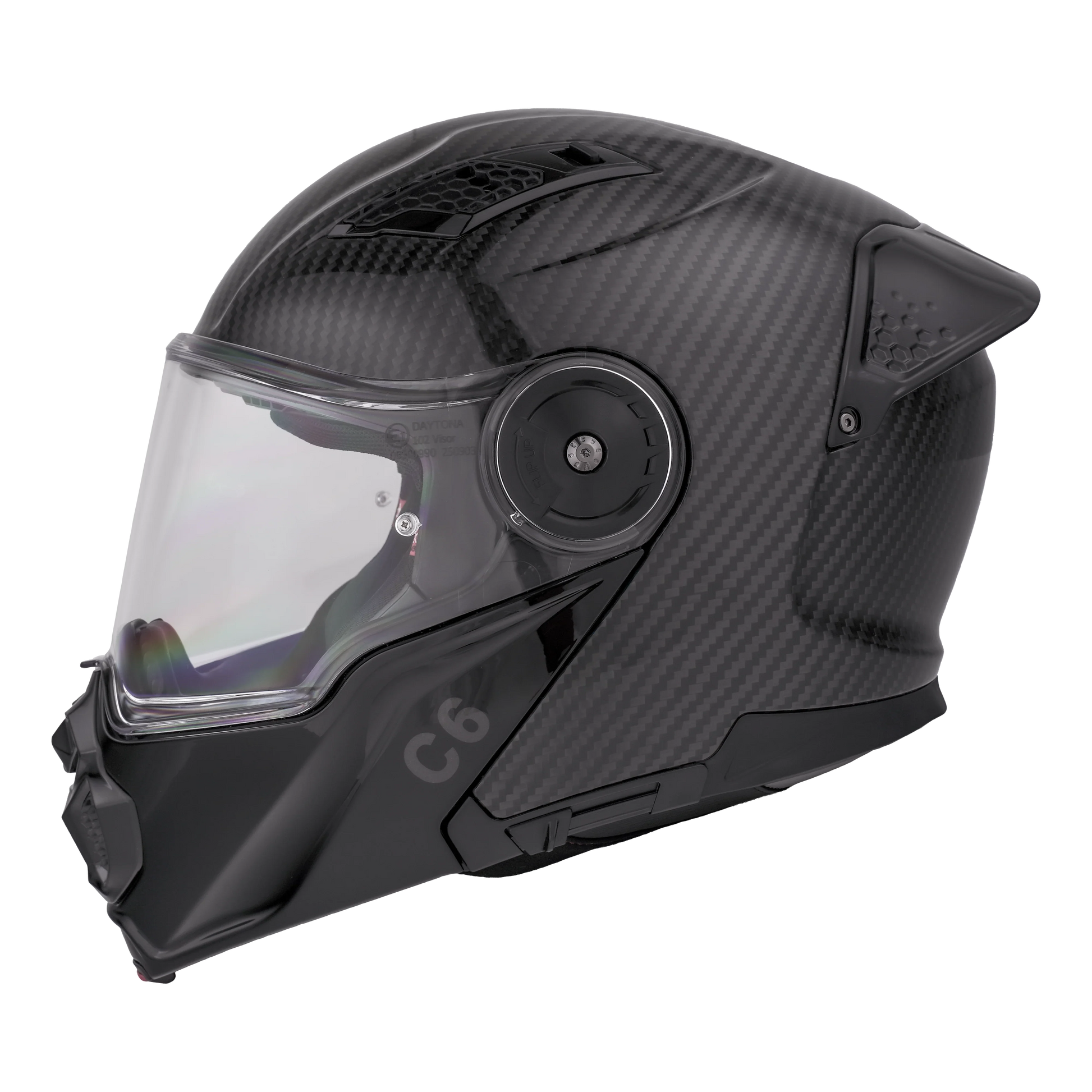 Daytona Helmets D.O.T. & ECE Daytona C6- Grey Carbon Fiber
