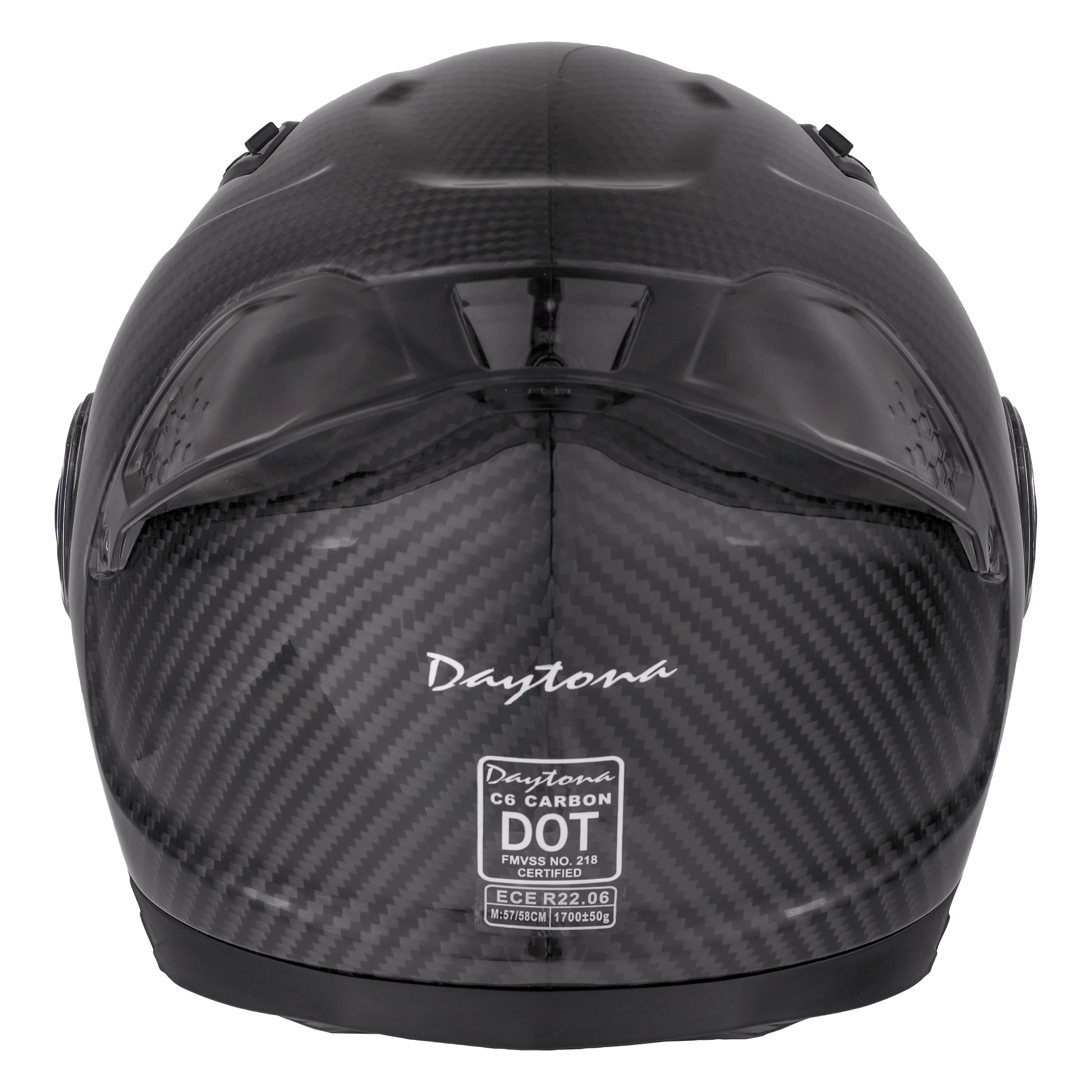 Daytona Helmets D.O.T. & ECE Daytona C6 Pro- Grey Carbon Fiber