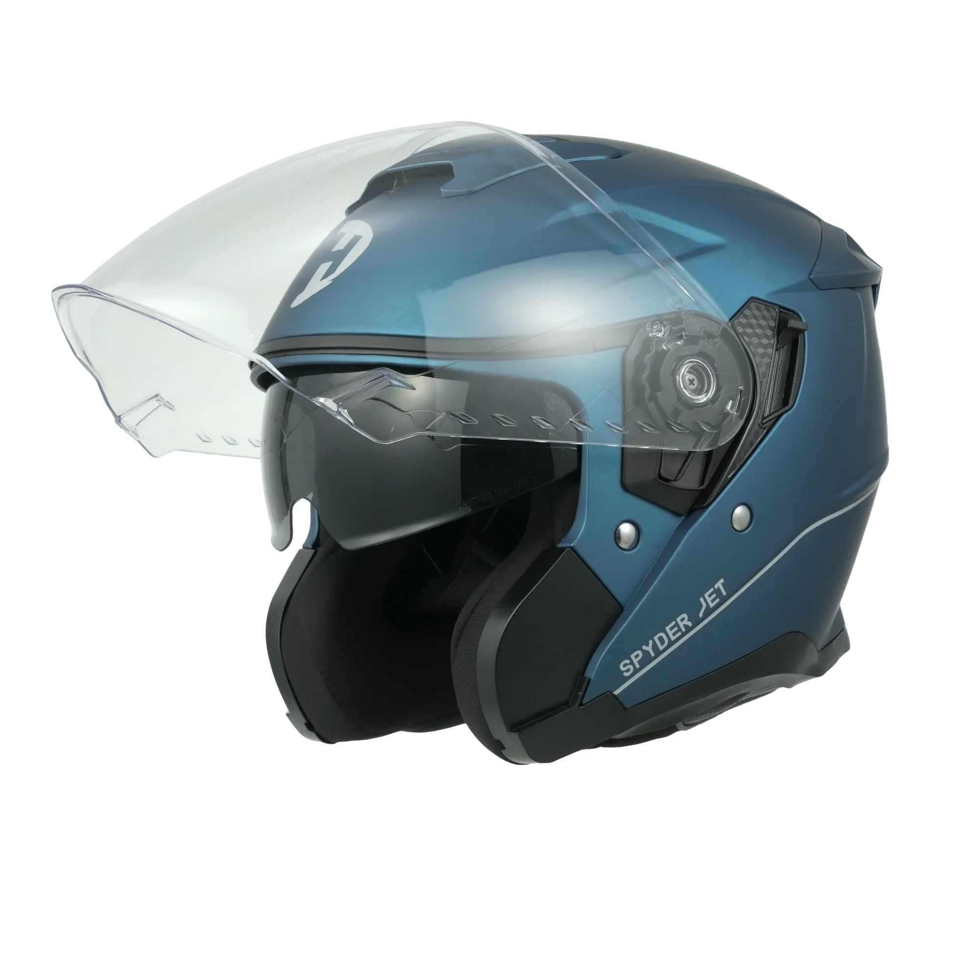 Daytona Helmets D.O.T. & ECE Daytona Spyder Jet- Dull Blue