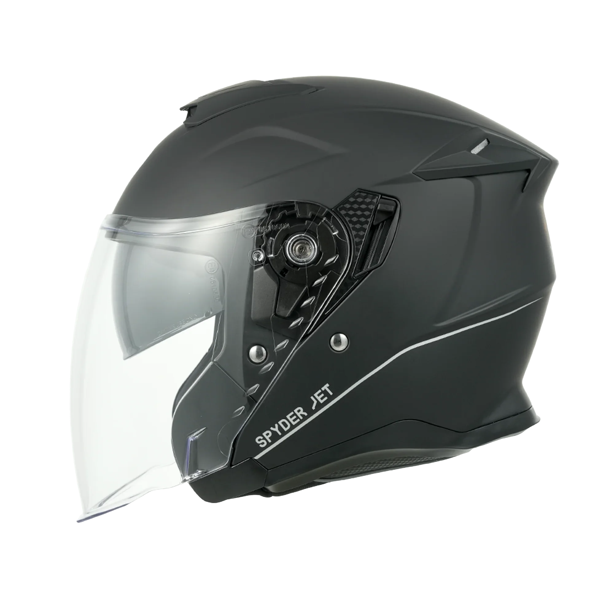 Daytona Helmets D.O.T. & ECE Daytona Spyder Jet- Dull Black