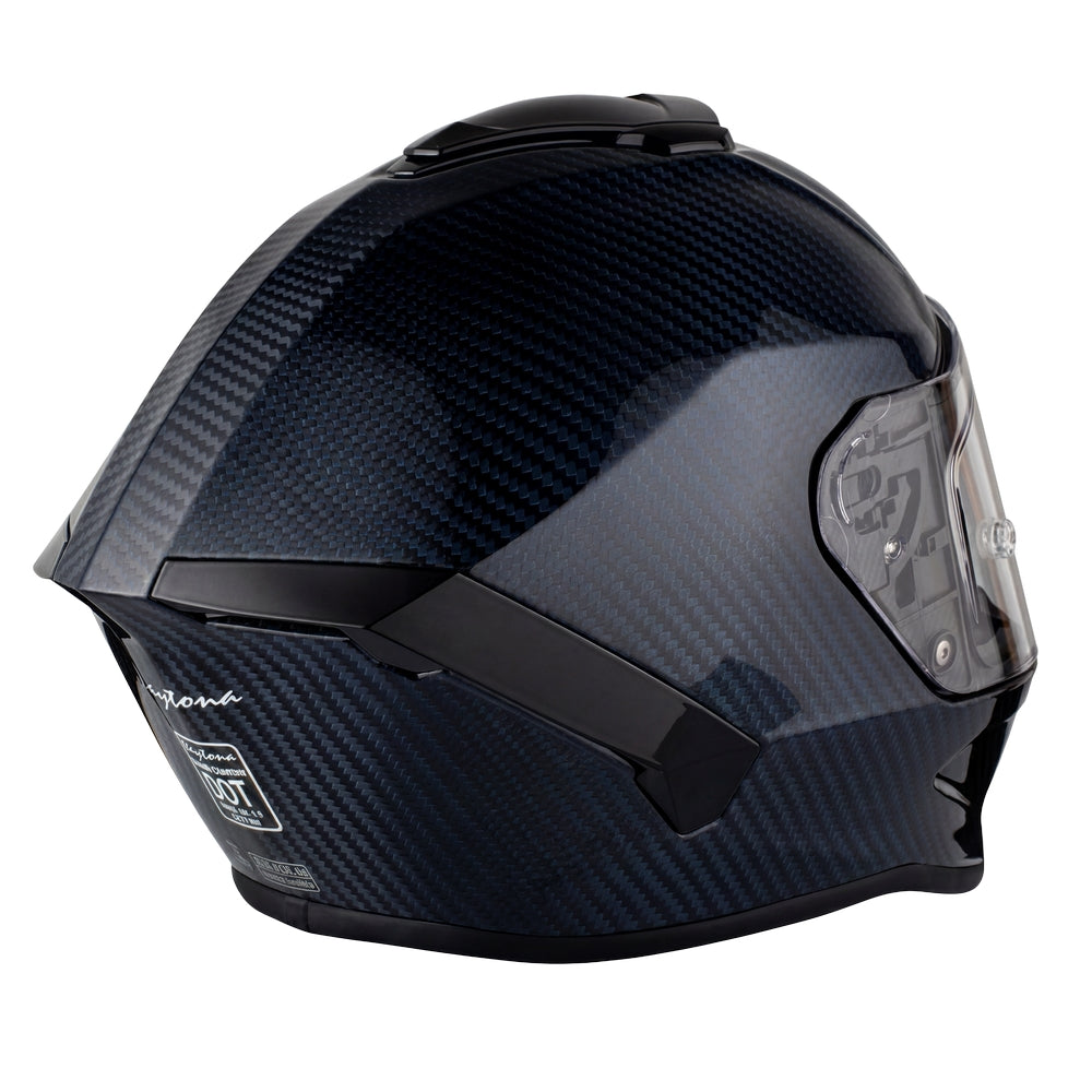 D.O.T. & ECE Daytona Viper Full Face Helmet- Blue Carbon Fiber