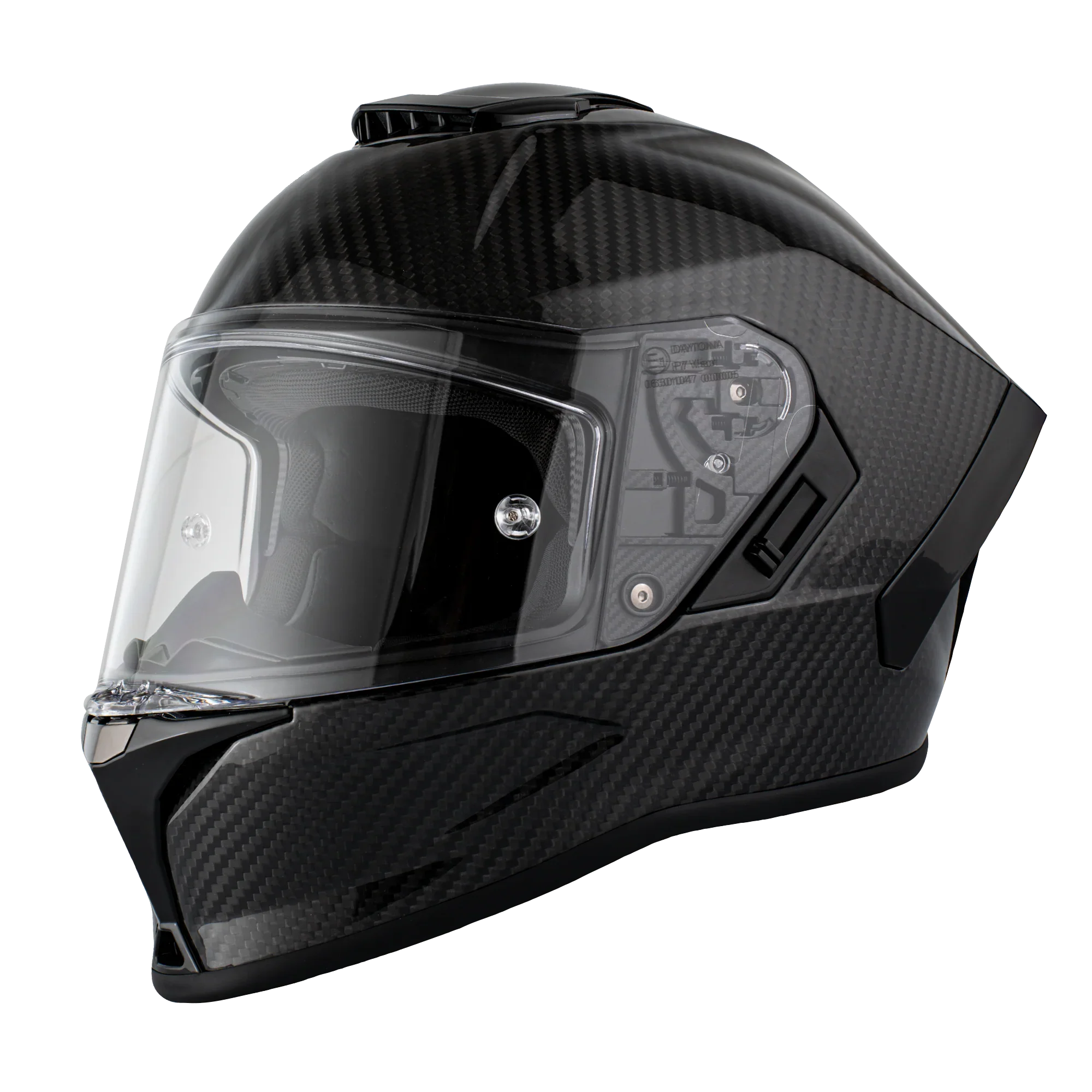 Daytona Helmets D.O.T. & ECE Daytona Viper- Grey Carbon Fiber