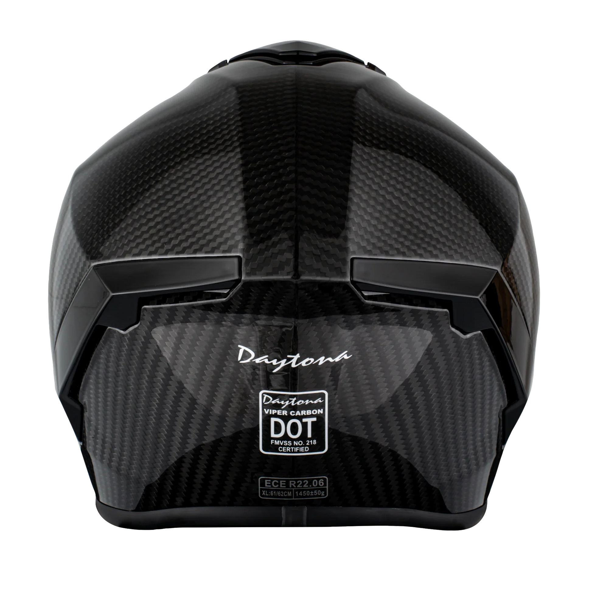 Daytona Helmets D.O.T. & ECE Daytona Viper- Grey Carbon Fiber