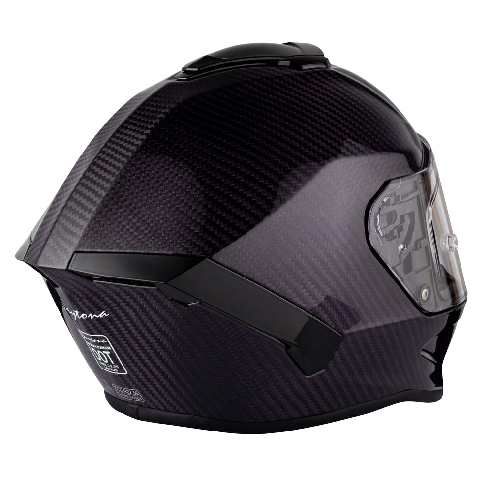 D.O.T. & ECE Daytona Viper Full Face Helmet- Purple Carbon Fiber