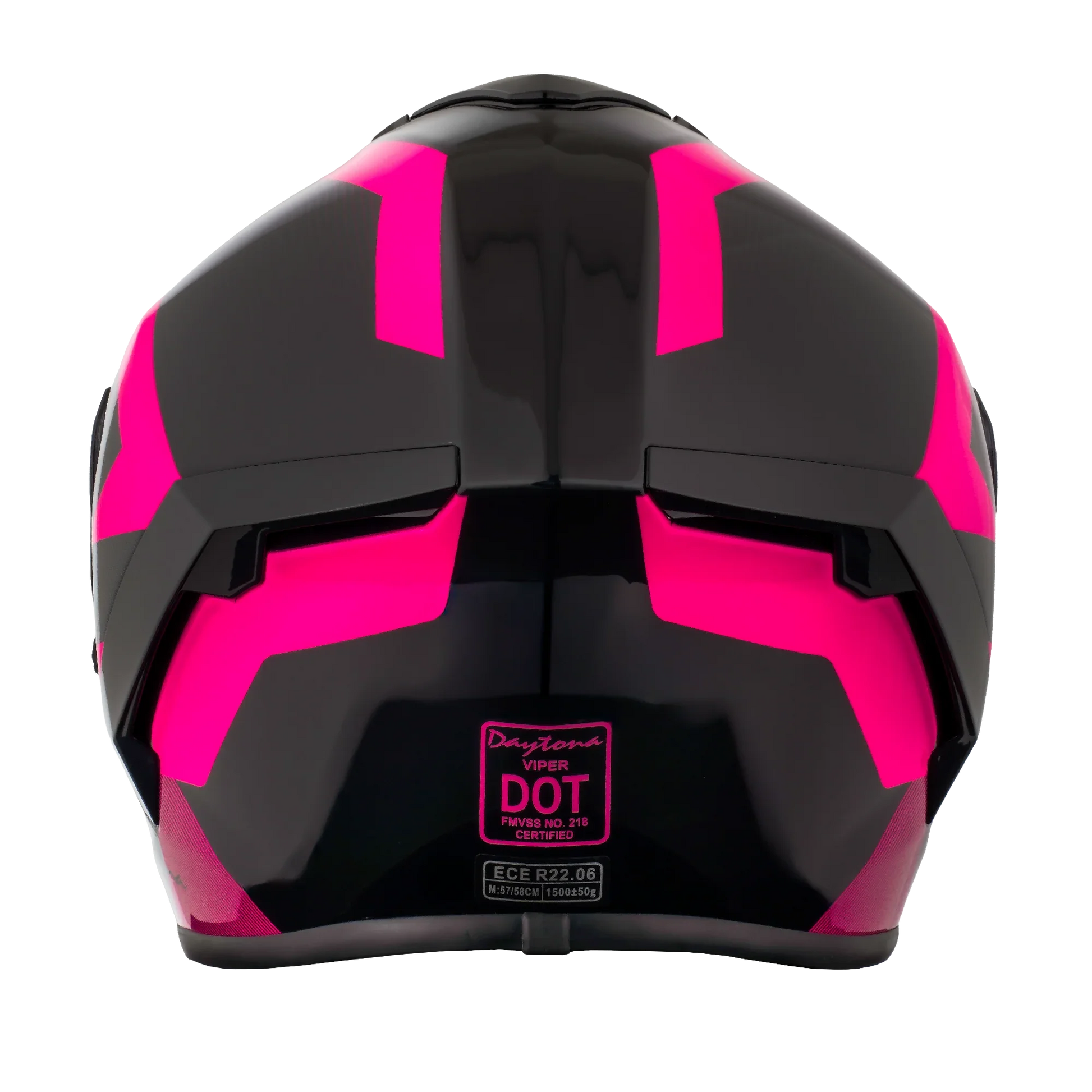 Daytona Helmets D.O.T. & ECE Daytona Viper- W/ Cyberpink