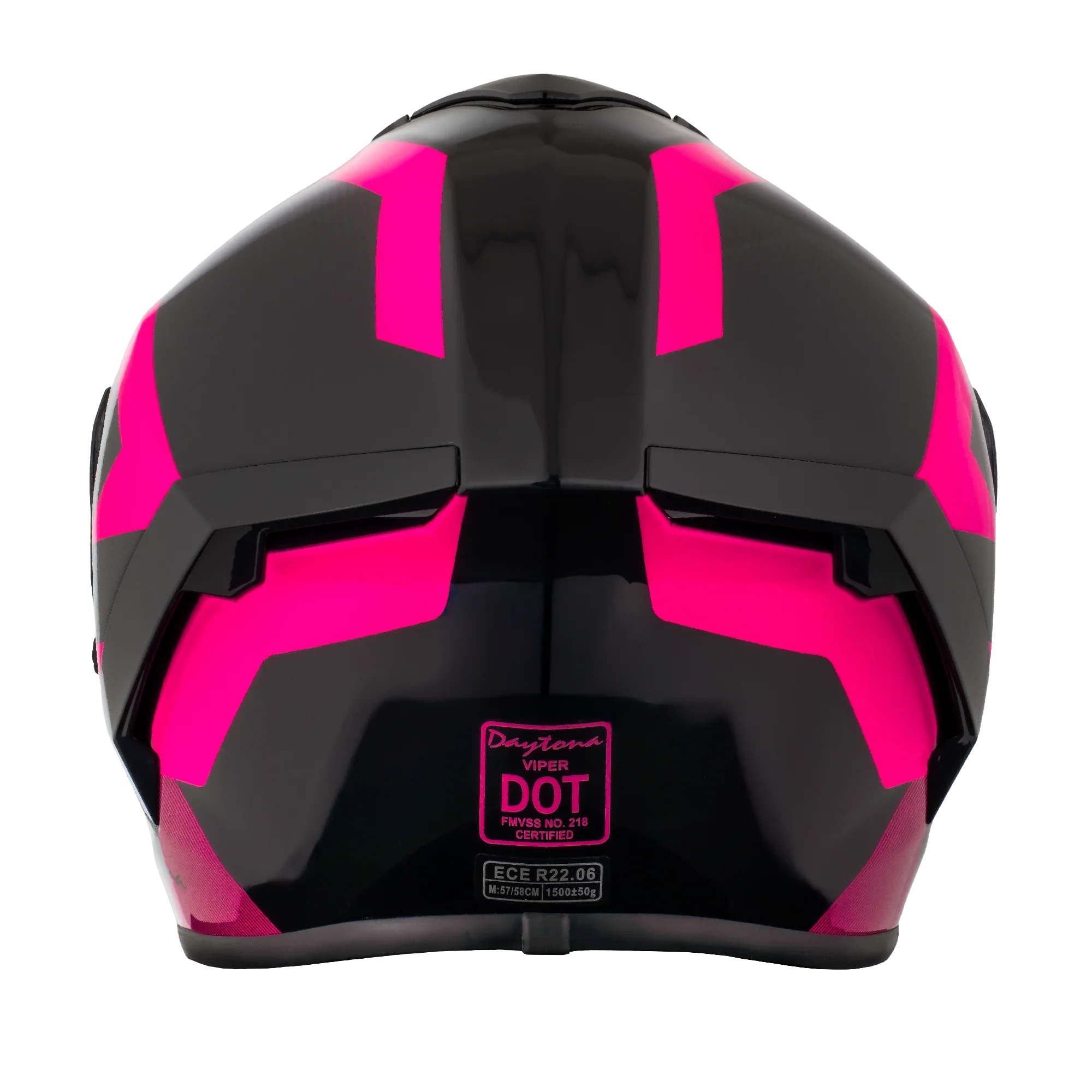 Daytona Helmets D.O.T. & ECE Daytona Viper- W/ Cyberpink