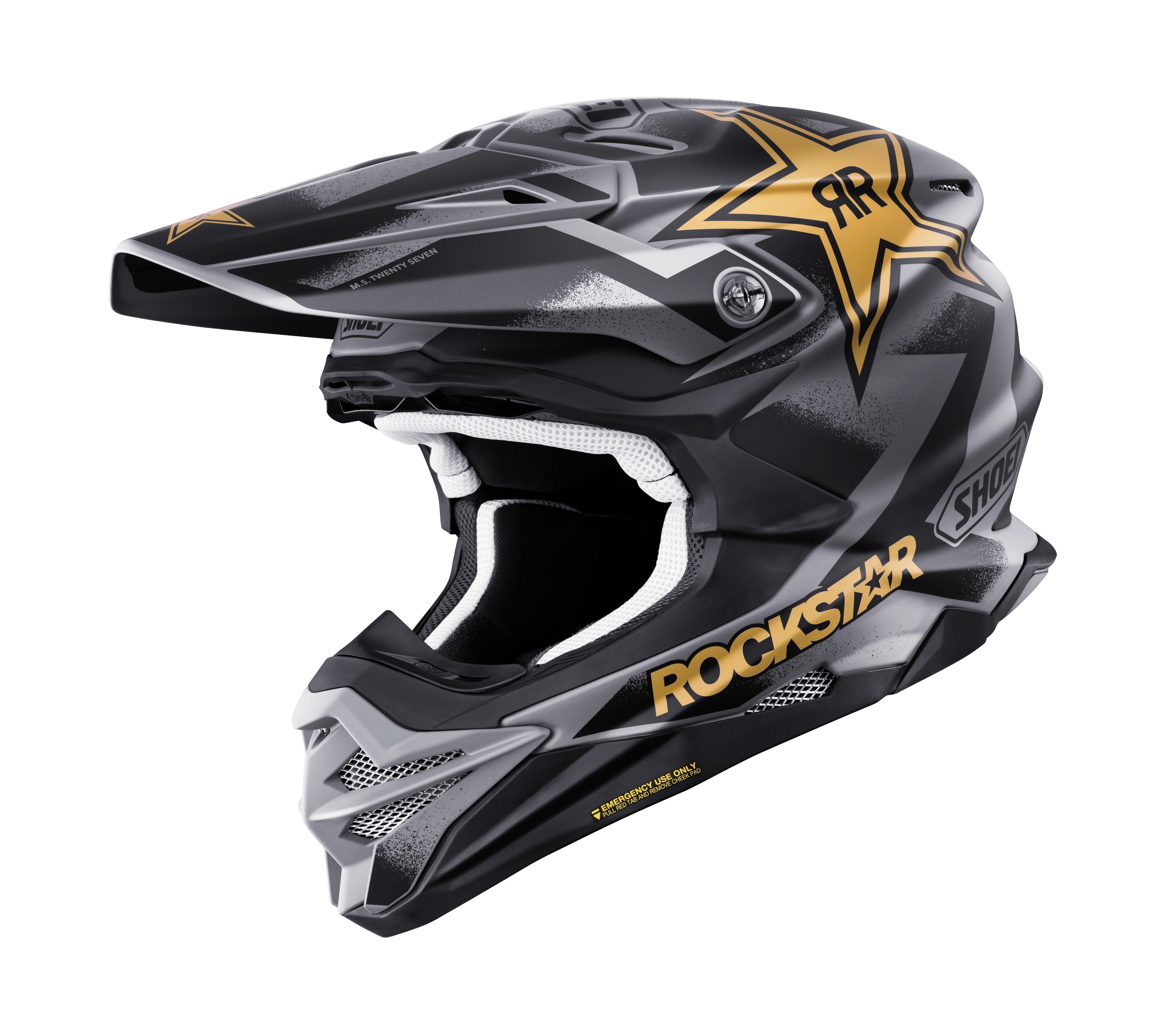 SHOEI VFX-EVO MOTOCROSS DIRT BIKE FULL FACE HELMET STEWART MS27