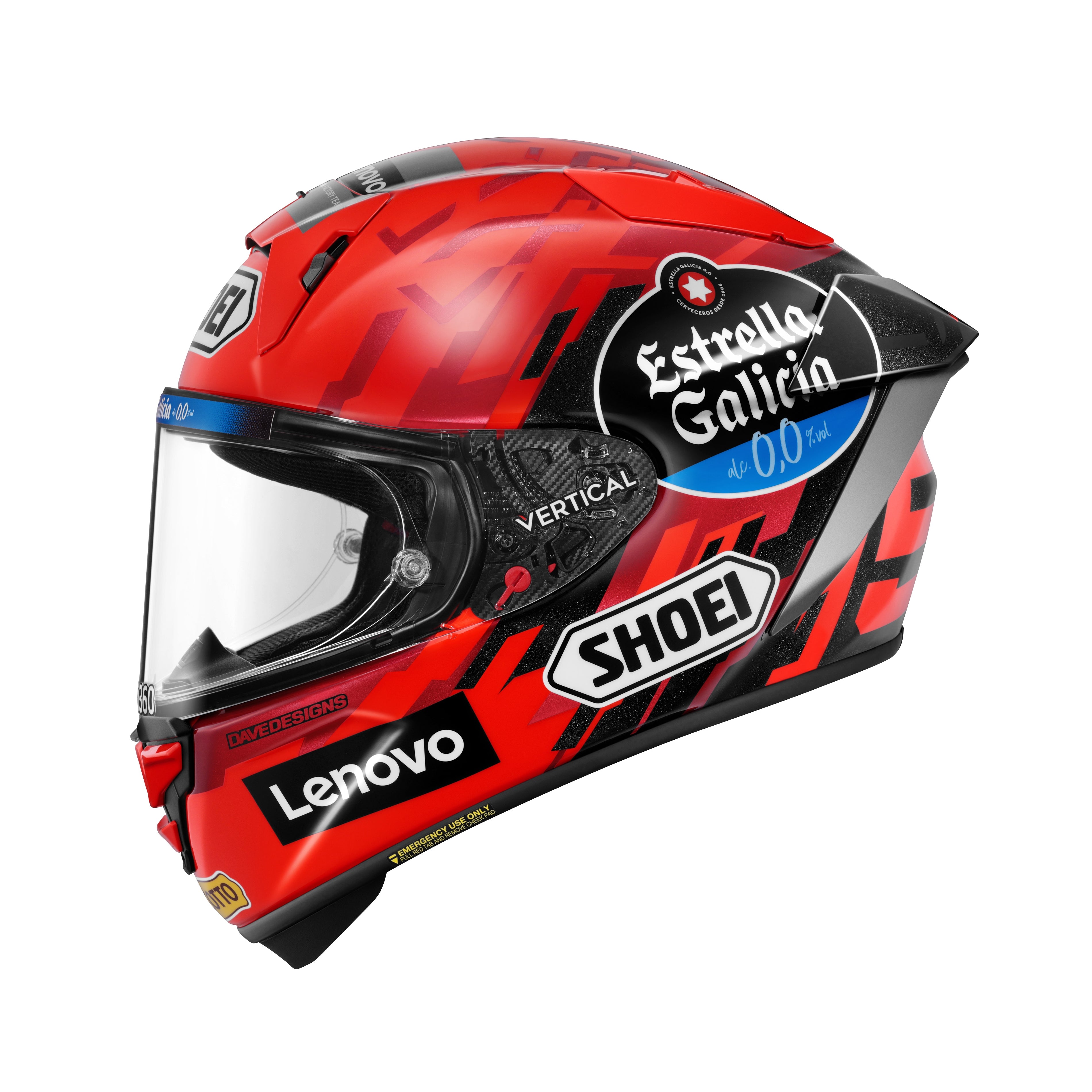 SHOEI X-15 FULL FACE HELMET MARQUEZ9 TC-1