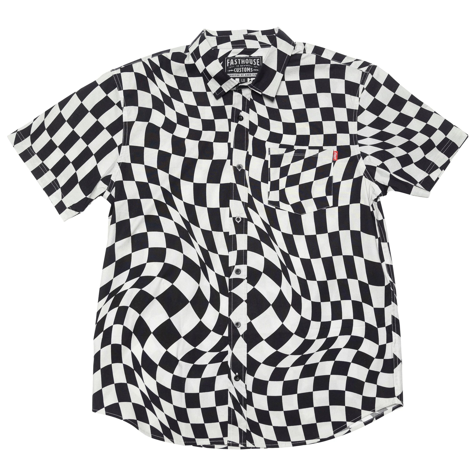 Fasthouse Youth Trip Short Sleeve Button Shirt