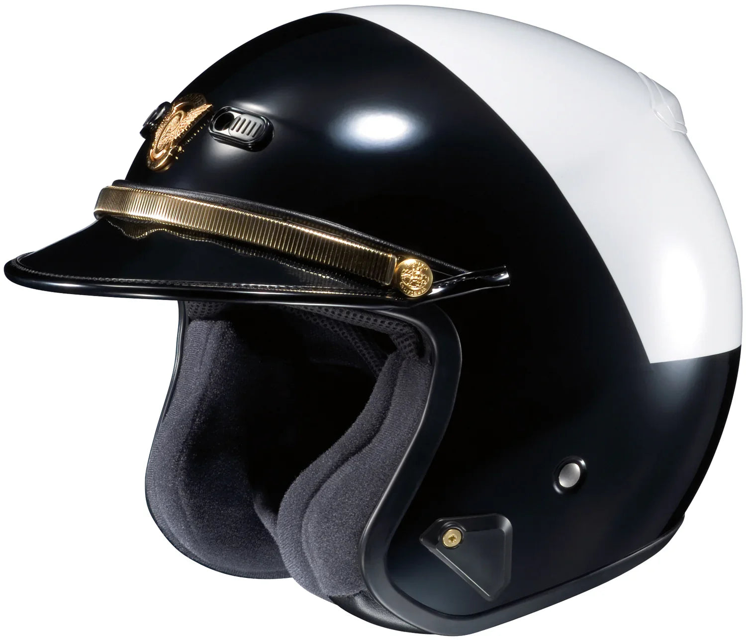 SHOEI RJ PLAT.R LE HI-RISE BLACK/WHITE
