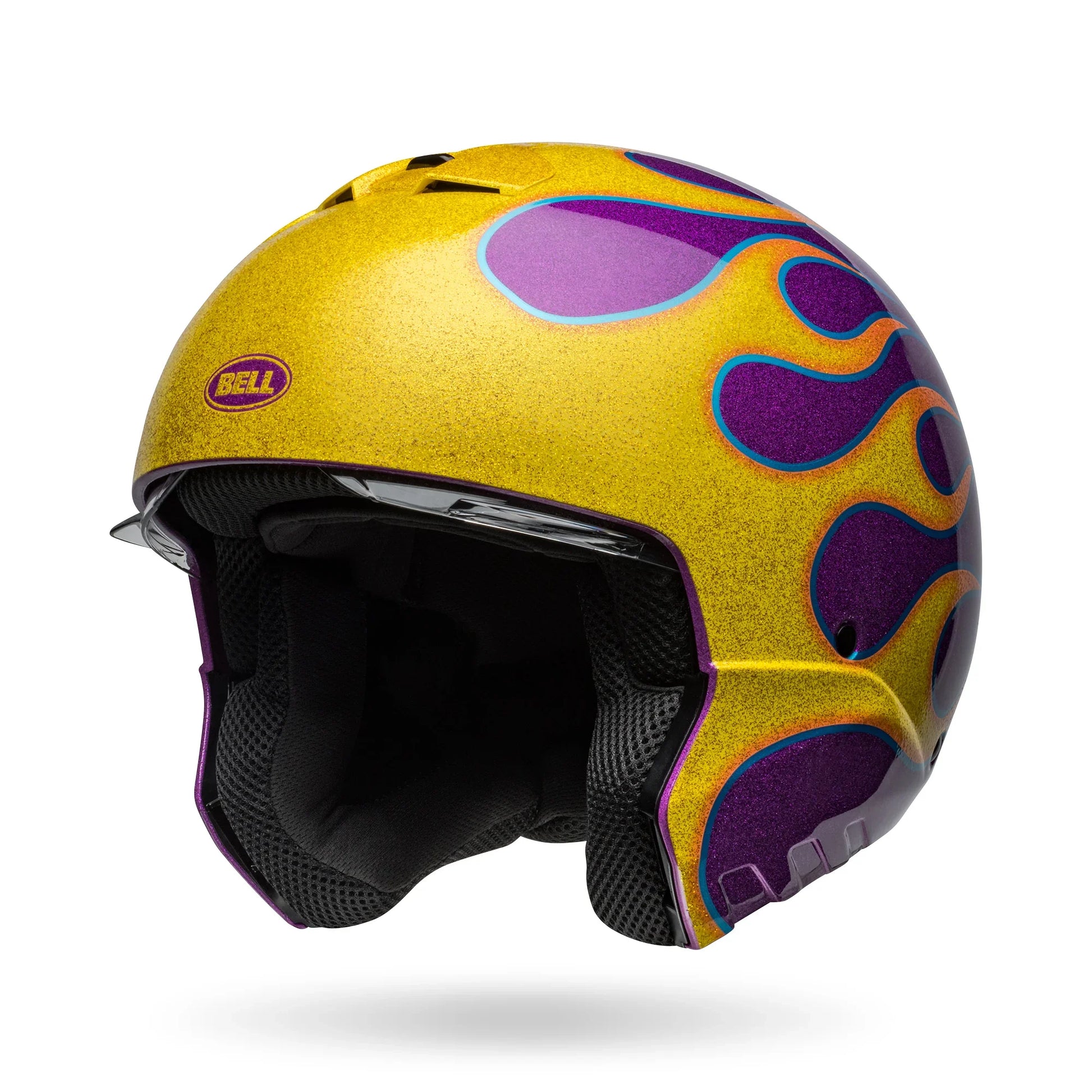 BELL PS BROOZER IGNITE PURPLE YELLOW
