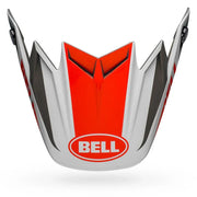 BELL PS MOTO 9 FLEX VISOR DIVSN/G/ORANGE/SND MATTE GLOSS WHITE ORANGE SAND