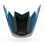 BELL PS MOTO 9 FLEX VISOR DIVSN/G/BLACK MATTE GLOSS WHITE BLACK BLUE