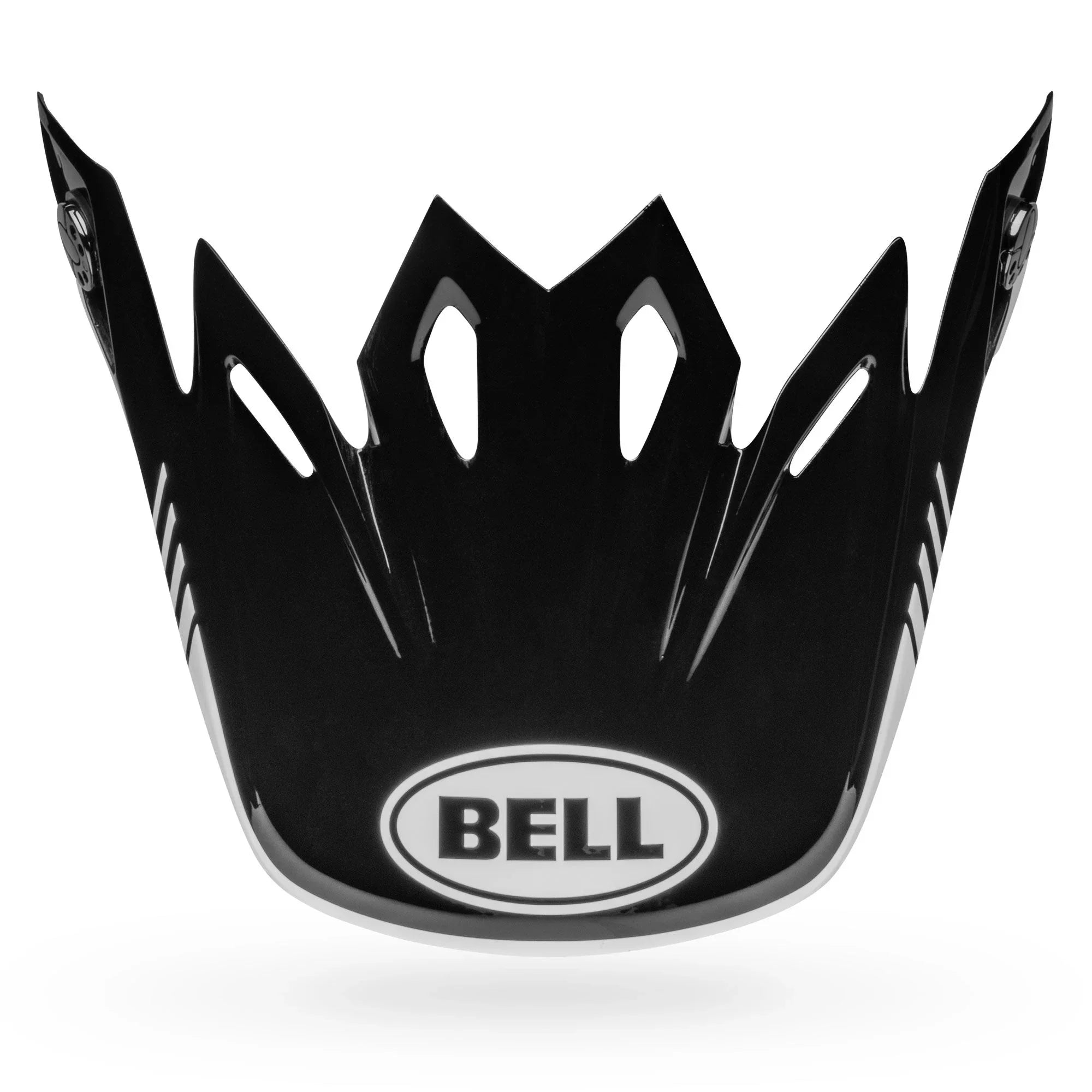 BELL PS MOTO 9 VISOR LOUVER BLACK WHITE