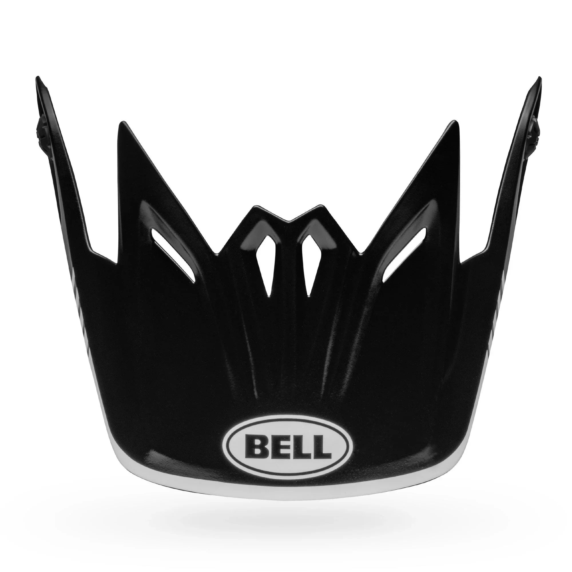 BELL PS MOTO-9 YOUTH VISOR LOUVER BLACK WHITE