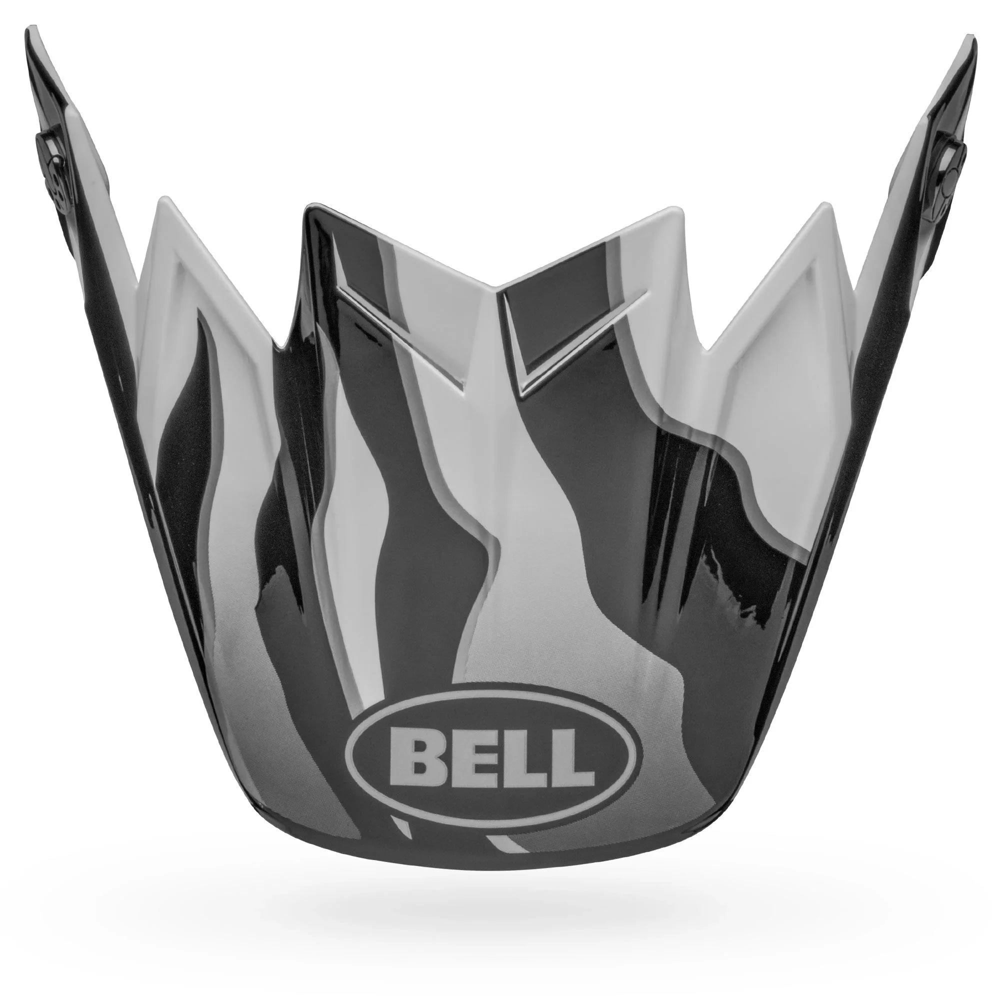 BELL PS MOTO 9 FLEX VISOR CLAW BLACK WHITE