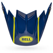 BELL PS MOTO 9 FLEX VISOR SPRINTM/GDKBL/HVZYL MATTE GLOSS DARK BLUE HIVIZ