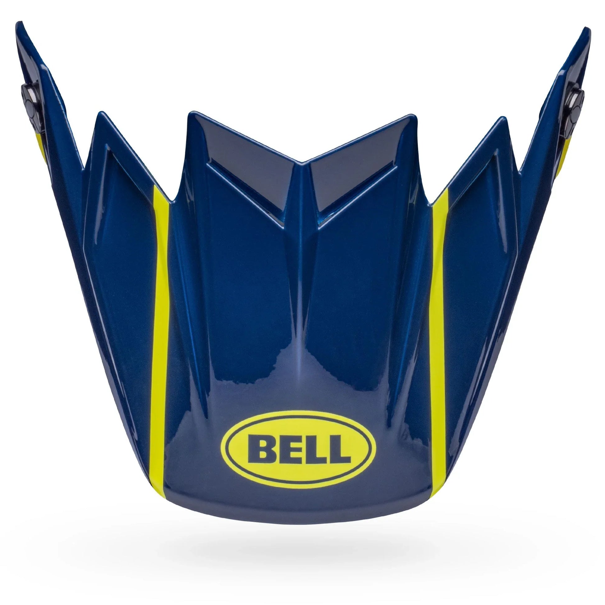 BELL PS MOTO 9 FLEX VISOR SPRINTM/GDKBL/HVZYL MATTE GLOSS DARK BLUE HIVIZ