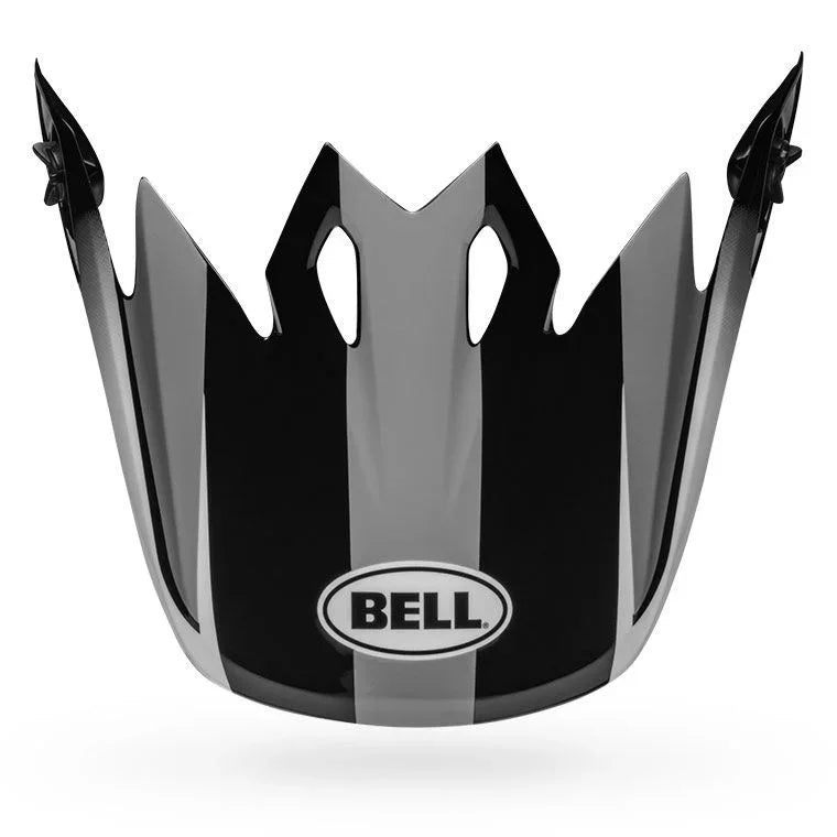 BELL PS MX 9 VISOR DASH/BLACK GRAY BLACK WHITE