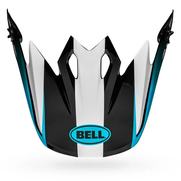 BELL PS MX 9 VISOR DASH WHITE BLUE