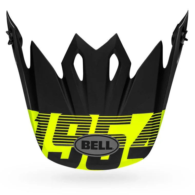 BELL PS MX 9 VISOR STRIKE MATTE/BLACK/HIVZ MATTE GRAY BLACK HIVIZ