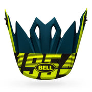 BELL PS MX 9 VISOR STRIKE MATTE MATTE BLUE YELLOW
