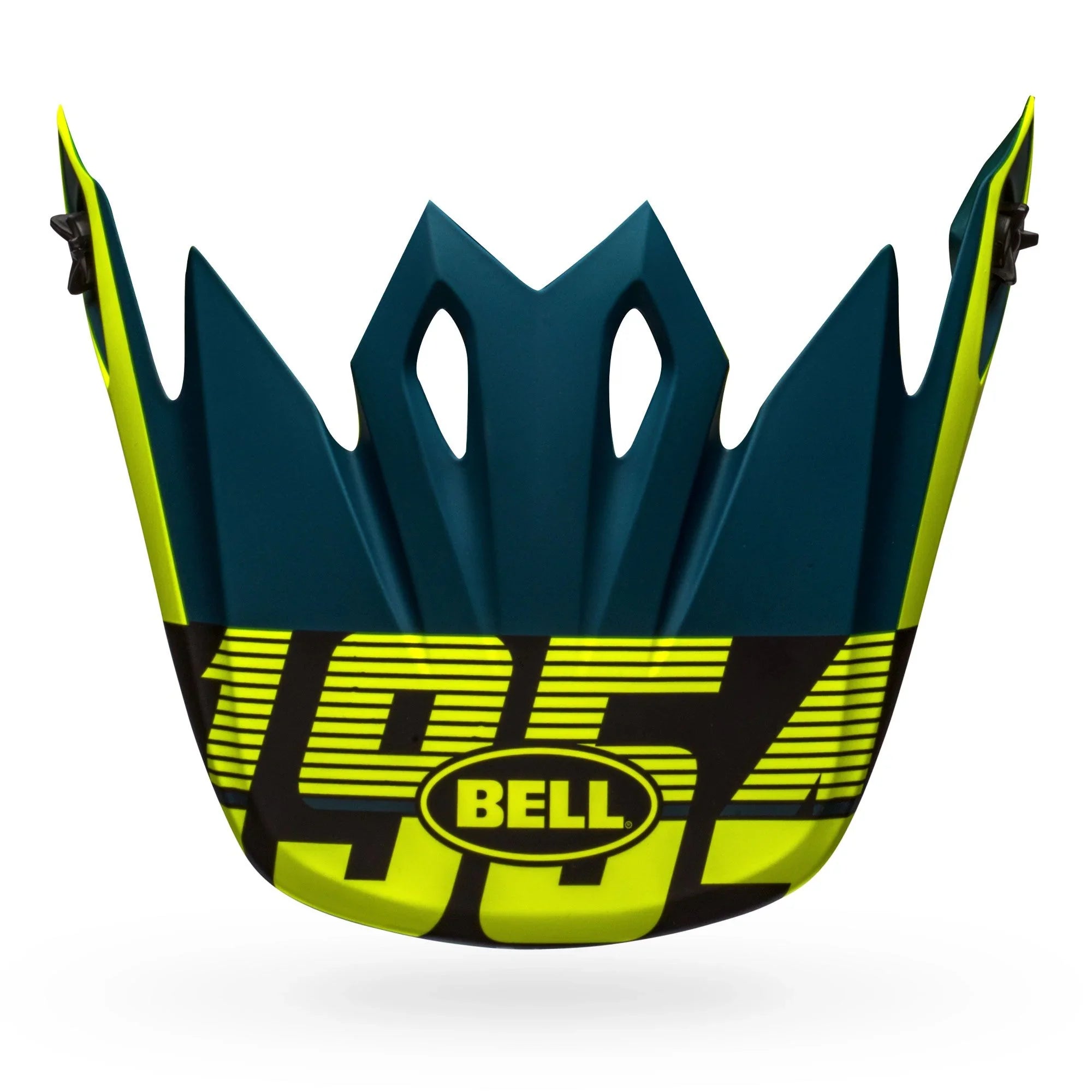 BELL PS MX 9 VISOR STRIKE MATTE MATTE BLUE YELLOW