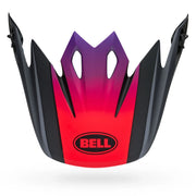 BELL PS MX 9 VISOR ALTER EGO MATTE BLACK RED ALTER
