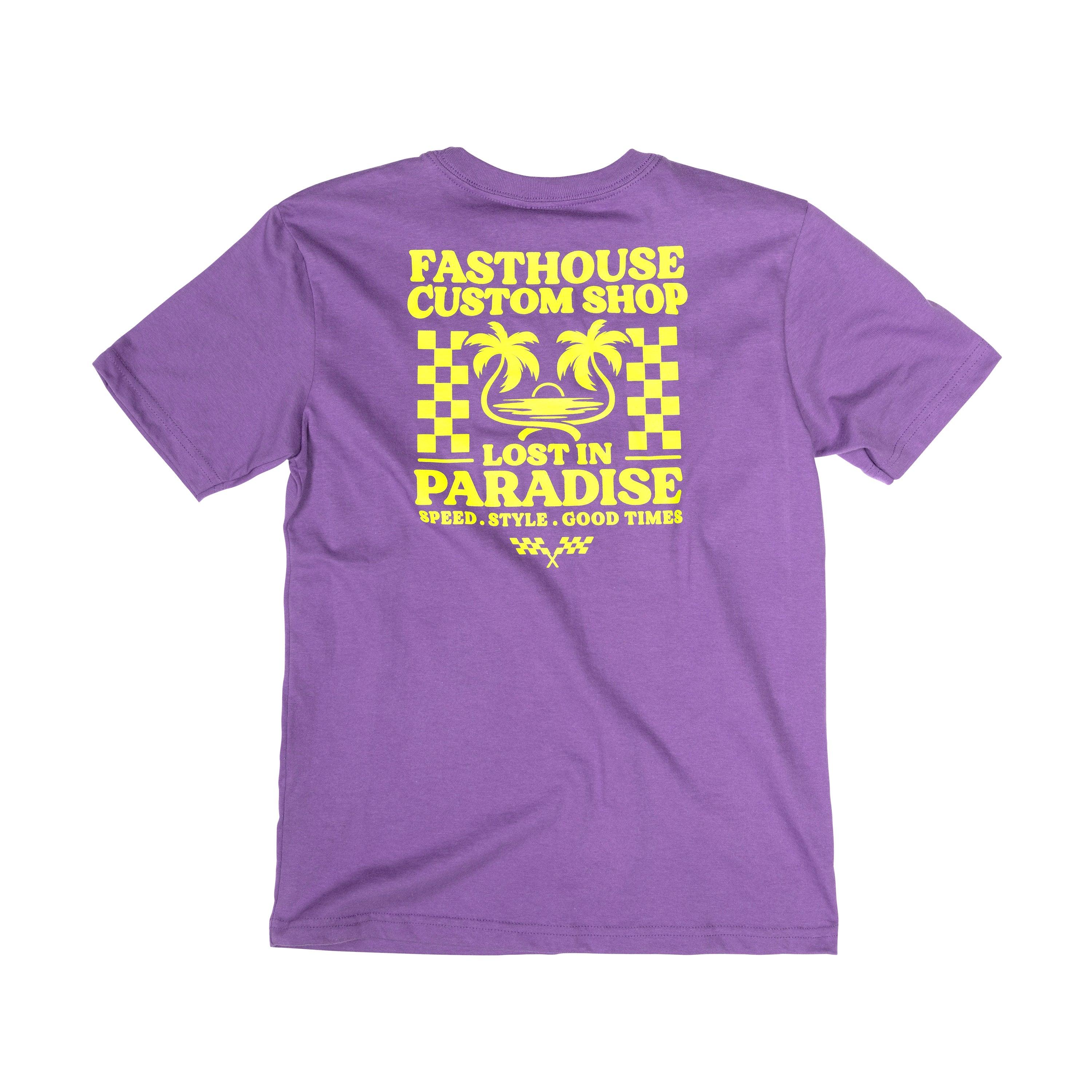 Fasthouse Youth Getaway Short Sleeve Purp Rush