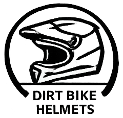 Dirt bike helmet logo with bold text, ideal for off-road motorcycle riders seeking protective gear.
