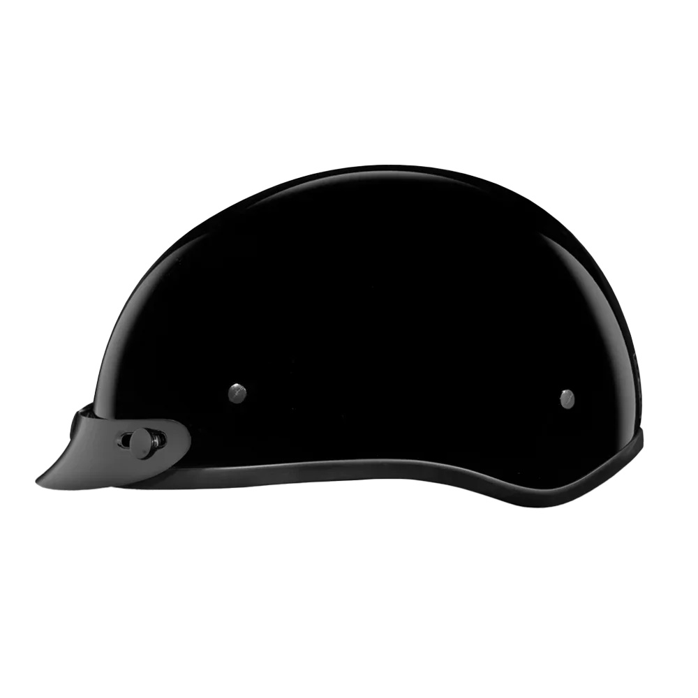 Daytona Helmets D.O.T. Daytona Skull Cap Jr.- Hi-Gloss Black