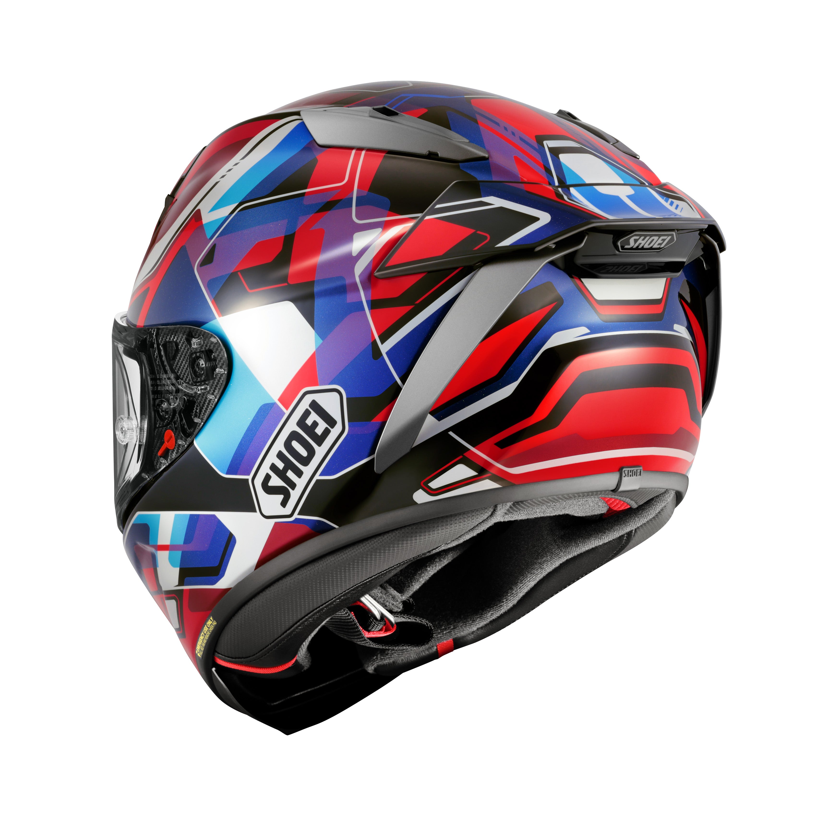 Shoei X-15 Valion Full Face Helmet - TC-10 - rear