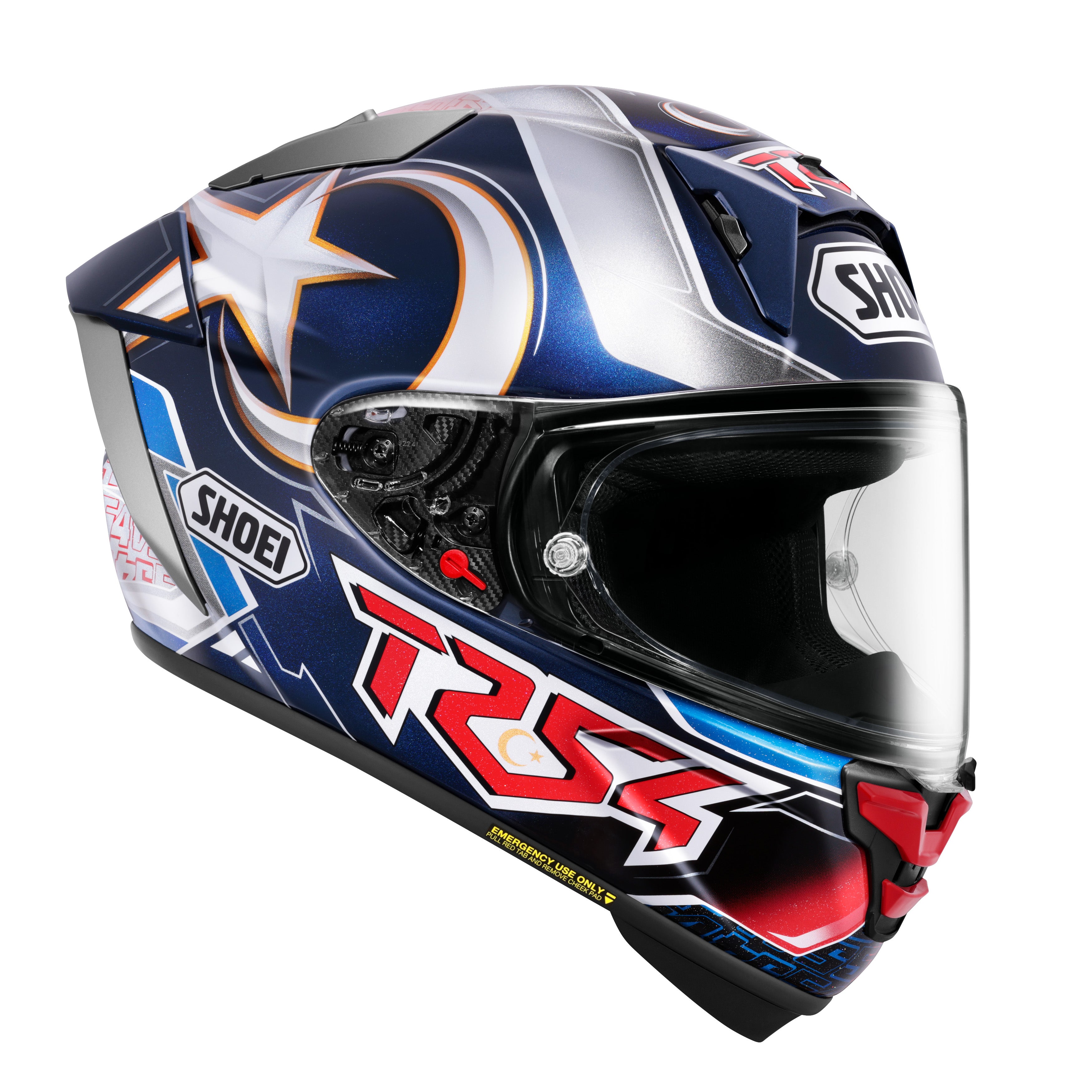 Shoei X-15 Toprak Full Face Helmet - TC-2 - right