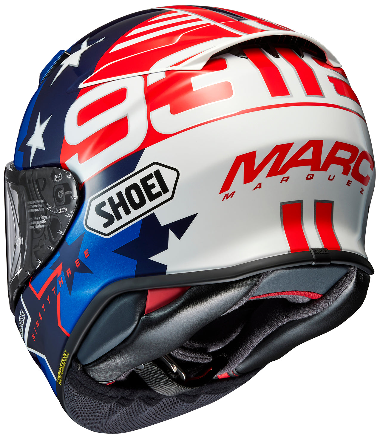 Shoei RF-1400 Marquez American Spirit Full Face Helmet - TC-10 - rear