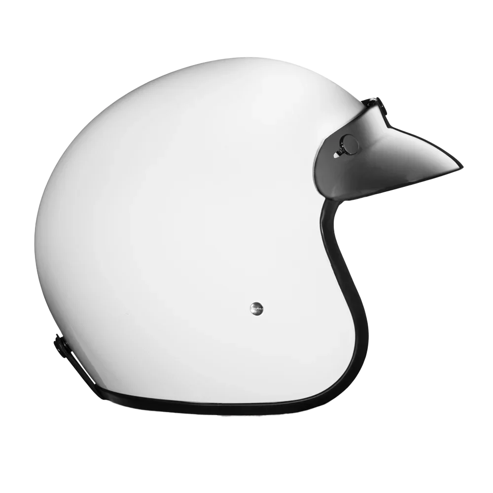 Daytona Helmets D.O.T. Daytona Cruiser- Hi-Gloss White