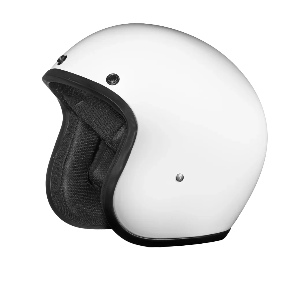 Daytona Helmets D.O.T. Daytona Cruiser- Hi-Gloss White