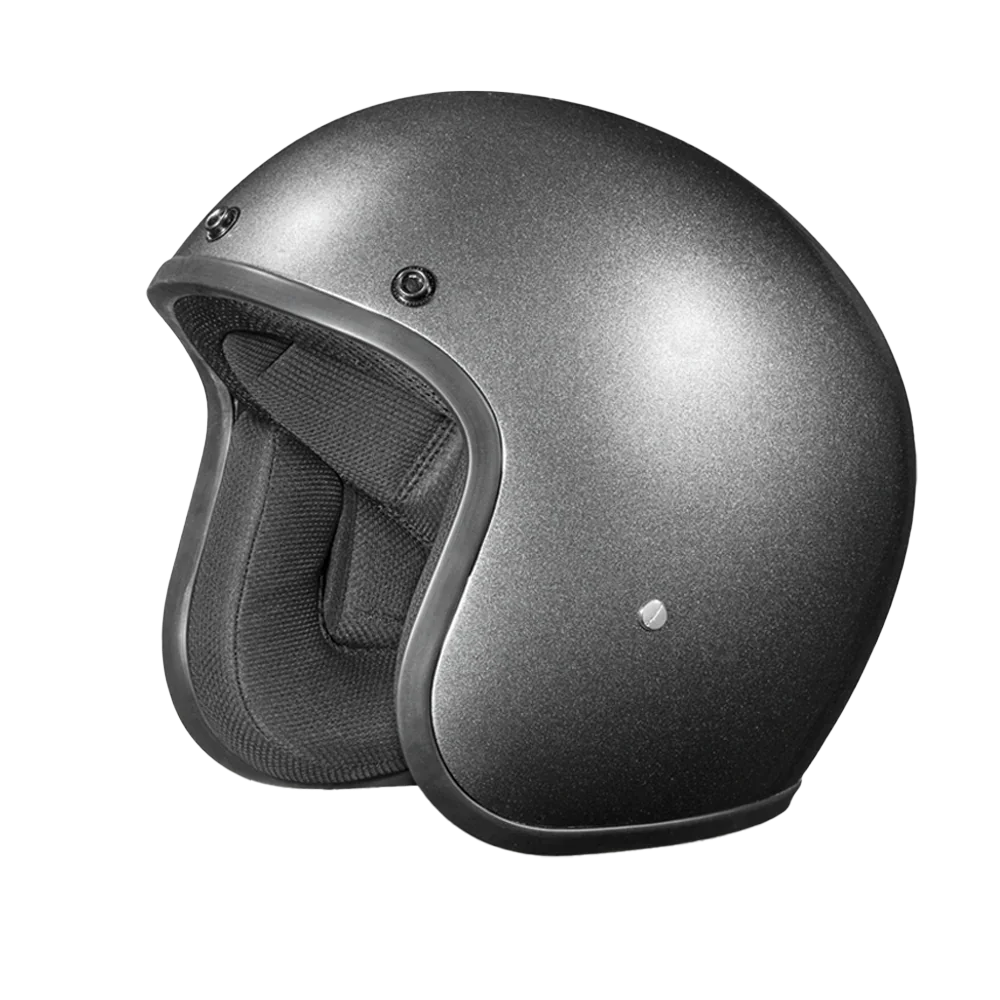 Daytona Helmets D.O.T. Daytona Cruiser- Gun Metal Grey Metallic