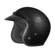 Daytona Helmets D.O.T. Daytona Cruiser- Black Metal Flake