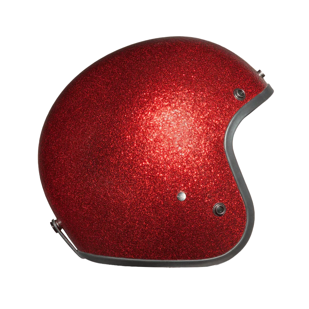 Daytona Helmets D.O.T. Daytona Cruiser- Red Metal Flake