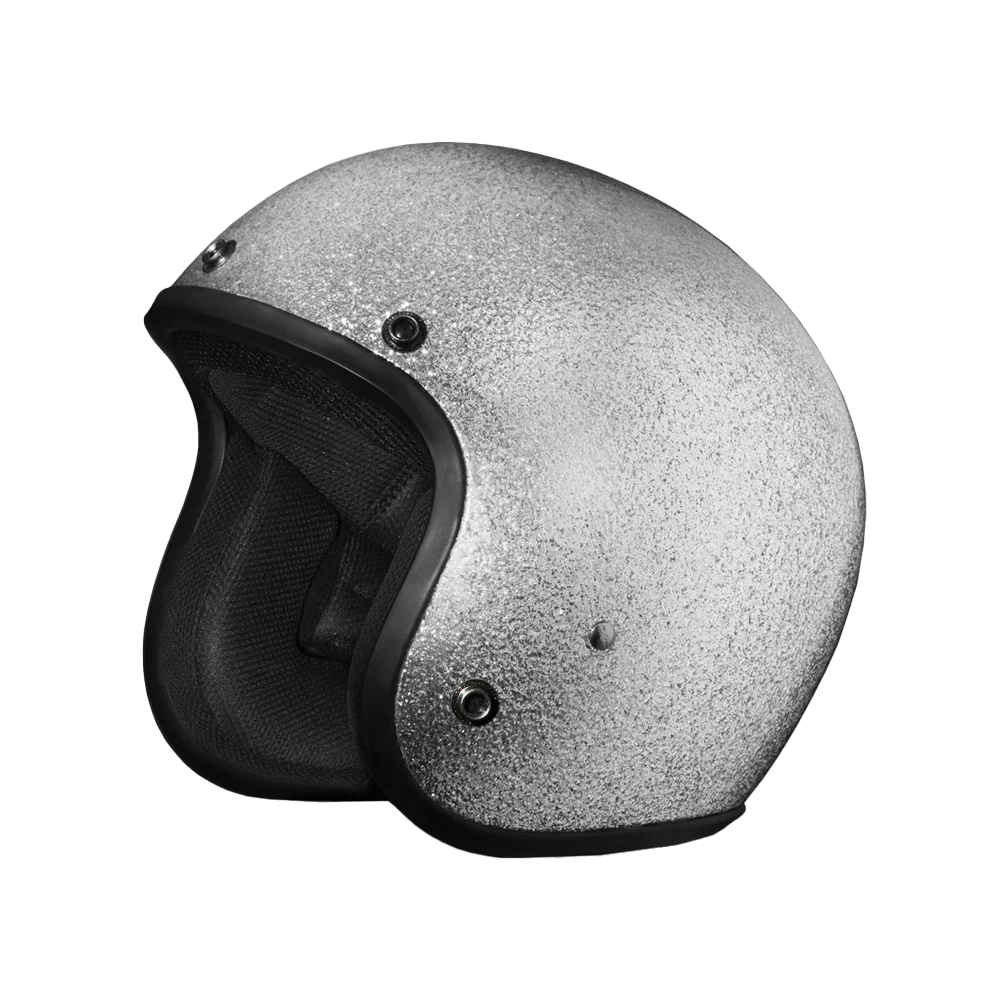 Daytona Helmets D.O.T. Daytona Cruiser- Silver Metal Flake
