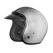 Daytona Helmets D.O.T. Daytona Cruiser- Silver Metal Flake