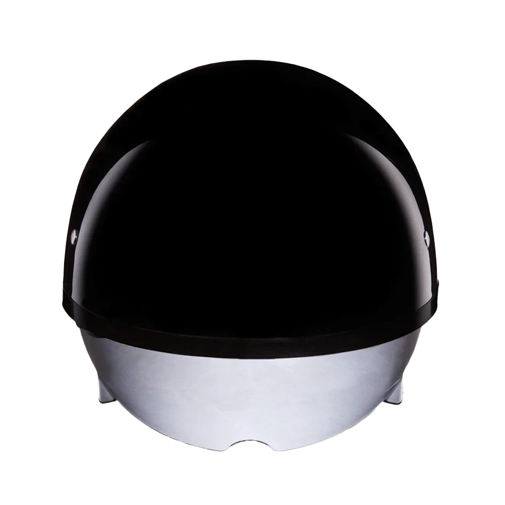 Daytona Helmets D.O.T. Daytona Skull Cap W/ Inner Shield- Hi-Gloss Black